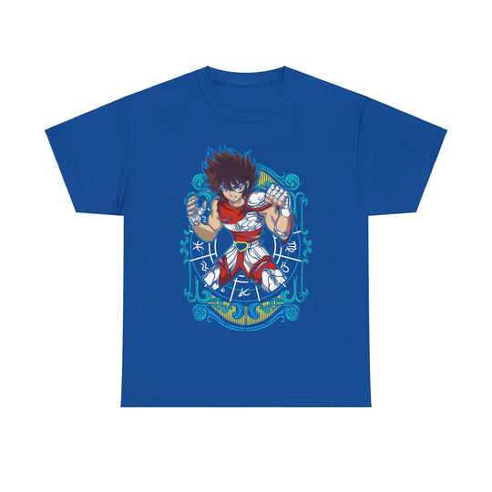 Seiya de Pegaso Cosmos Unisex Heavy Cotton Tee