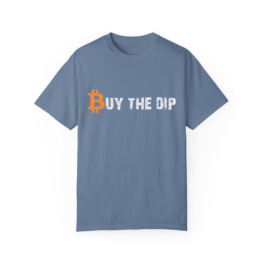 BraggerSwine Unisex Garment-Dyed T-Shirt - Bitcoin Buy The Dip