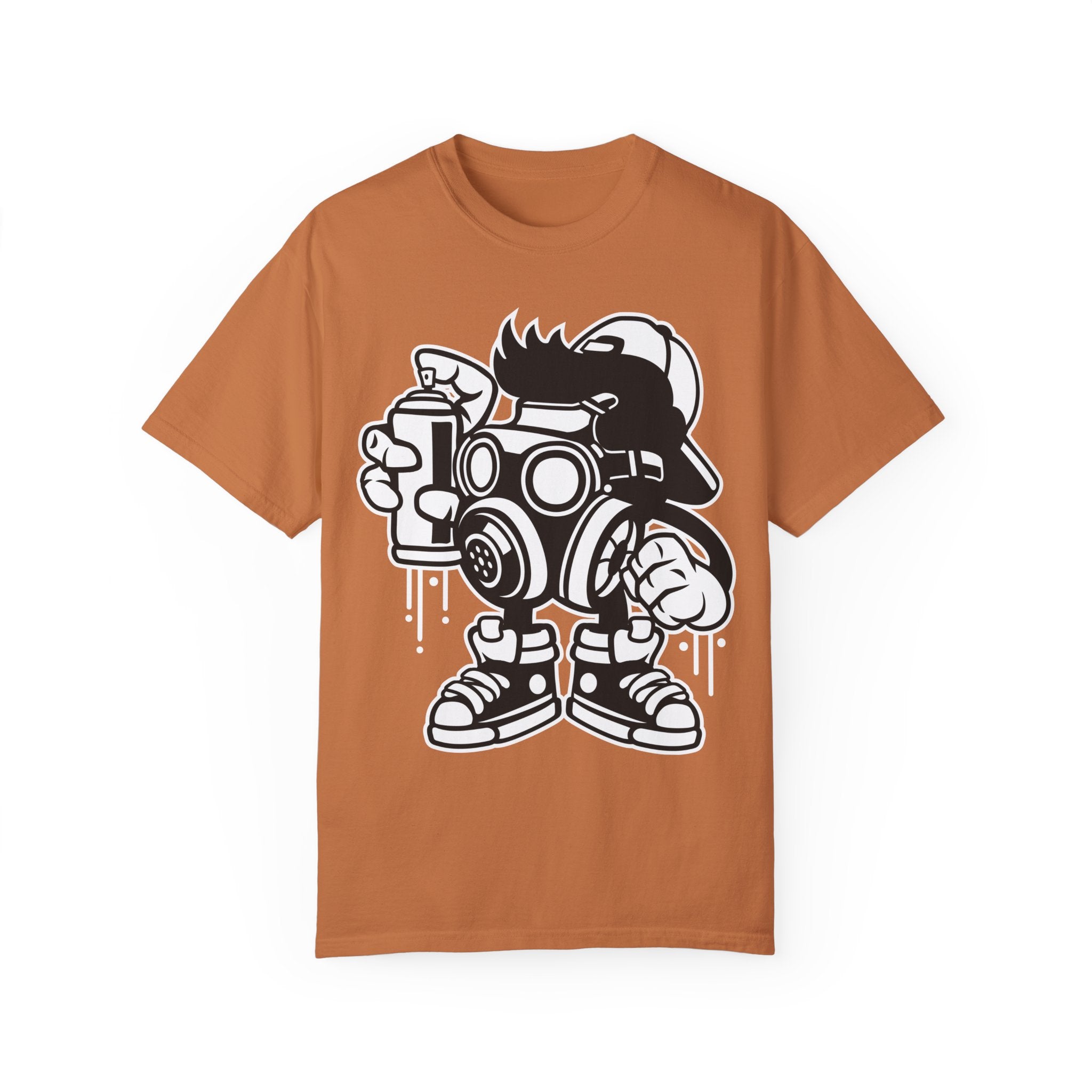 BraggerSwine Unisex Garment-Dyed T-Shirt - Graffiti Bomber