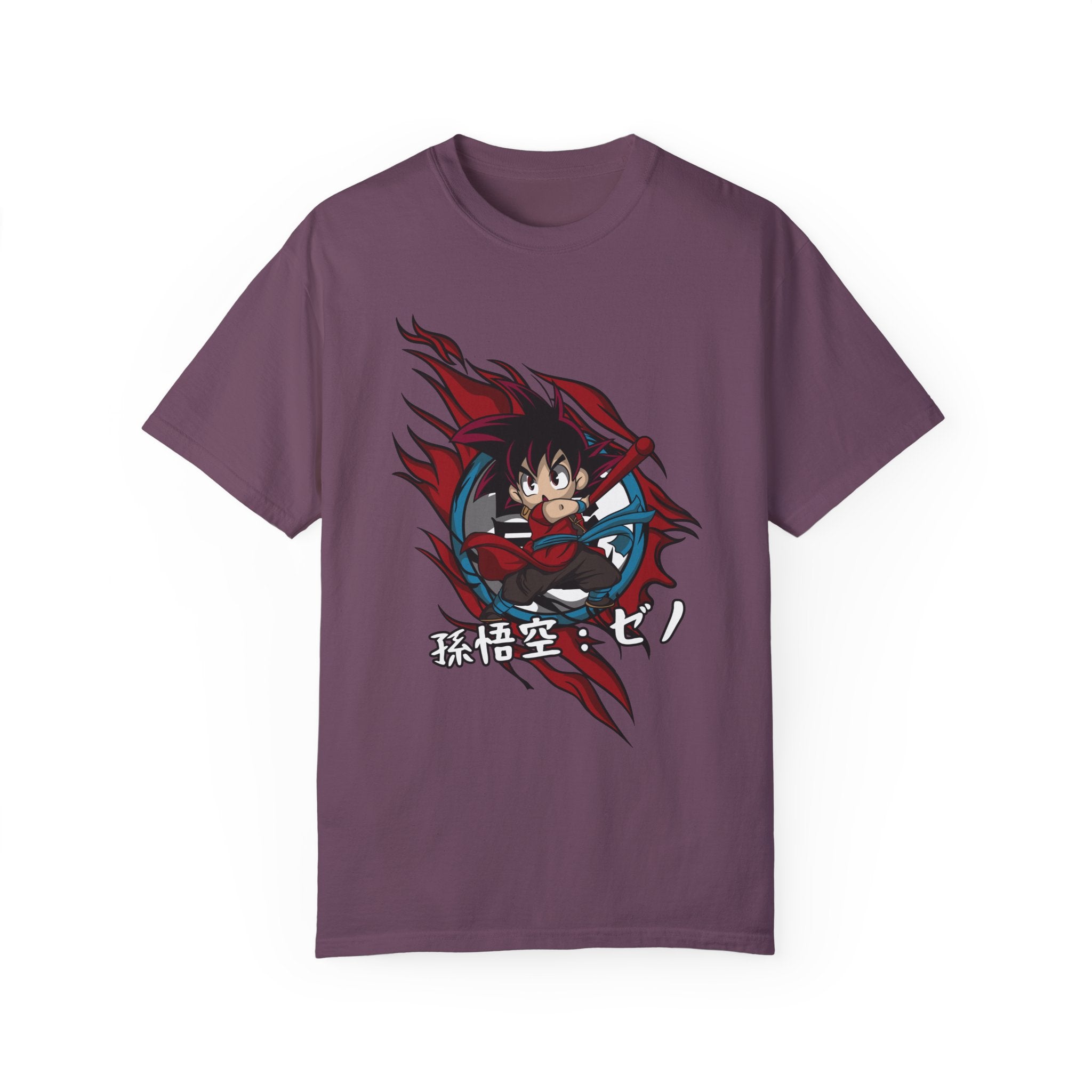 BraggerSwine Unisex Garment-Dyed T-Shirt - Baby Goku - Tee