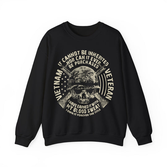 Vietnam Veteran Skull Unisex Heavy Blend™ Crewneck Sweatshirt