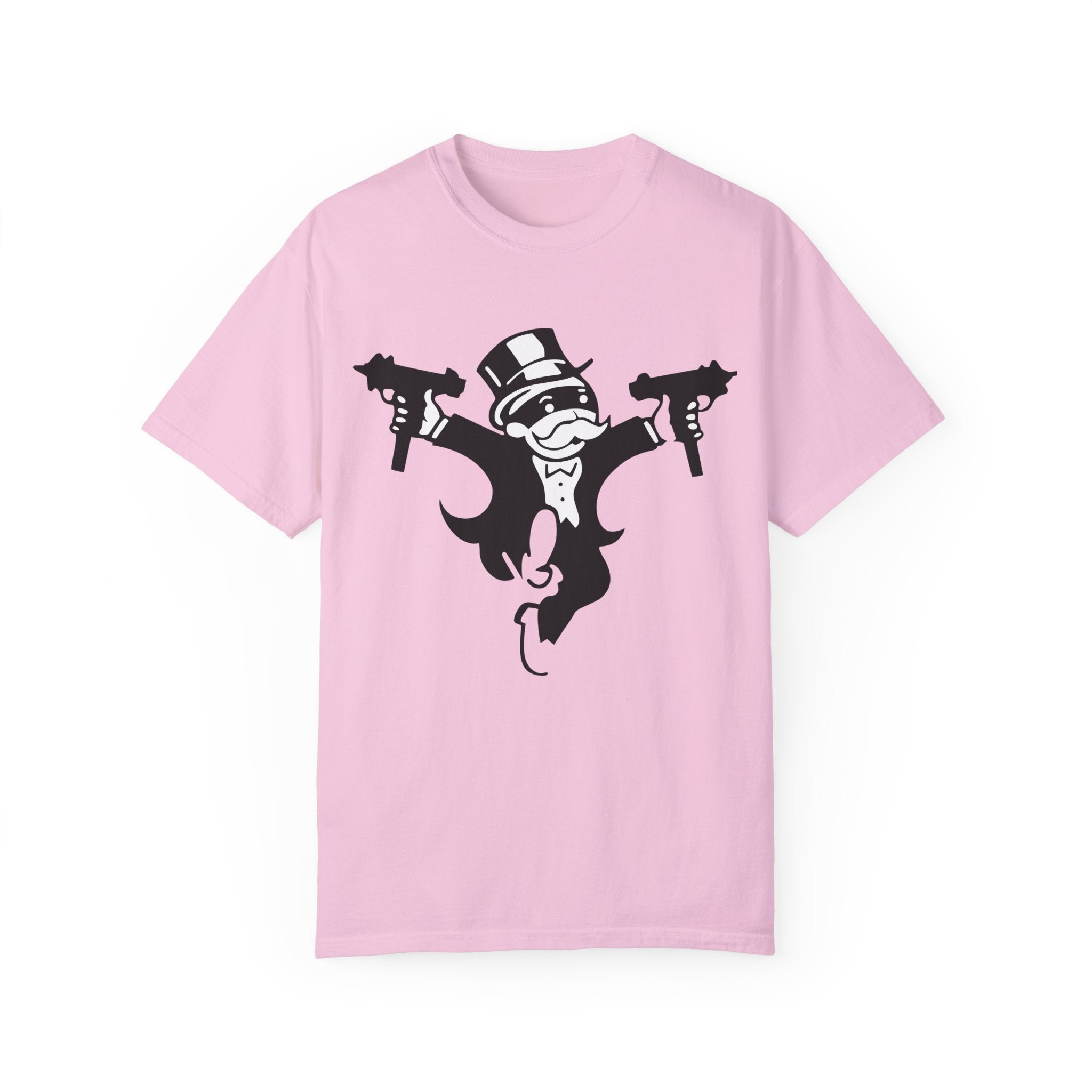 BraggerSwine Unisex Garment-Dyed T-Shirt - Monopoly Gangster