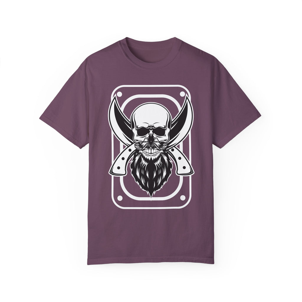 BraggerSwine Unisex Garment-Dyed T-Shirt - Skull