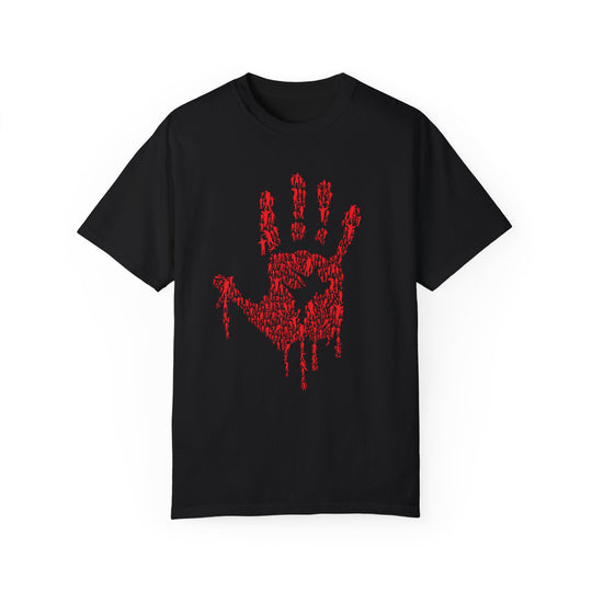 BraggerSwine Unisex Garment-Dyed T-Shirt - Zombie Hand