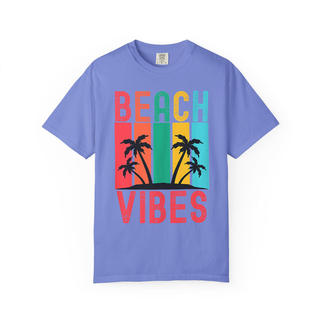 Beach Vibes T-Shirt — Retro Palm Tree Graphic Tee