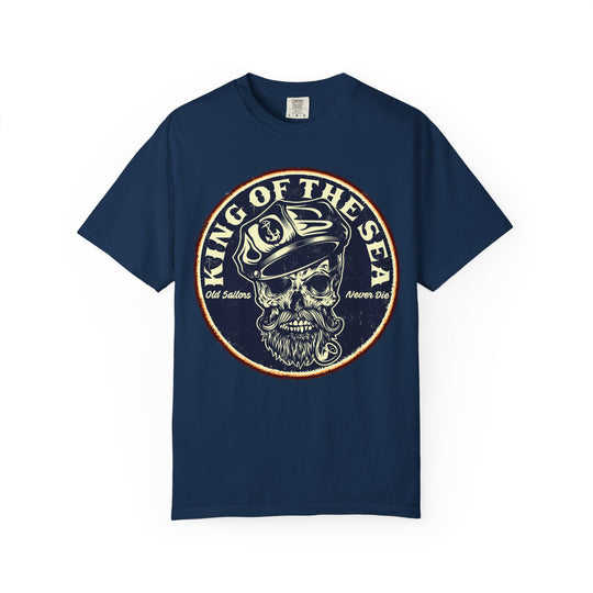 King of the Sea Skull T-Shirt — Vintage Nautical Pirate Tee