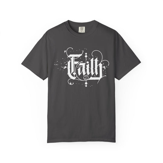 Faith Graphic T-Shirt — Vintage Script Religious Tee