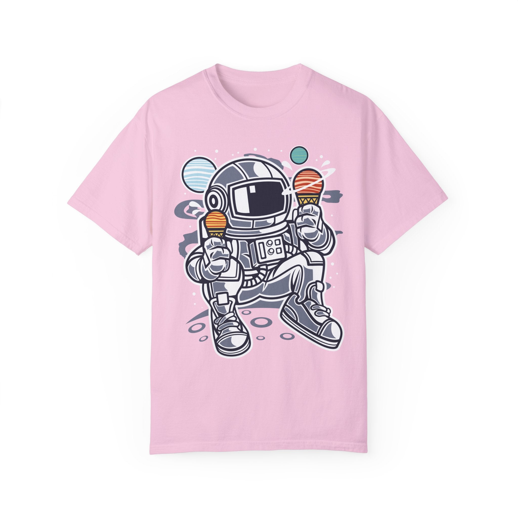 BraggerSwine Unisex Garment-Dyed T-Shirt -Astronaut Ice Cream