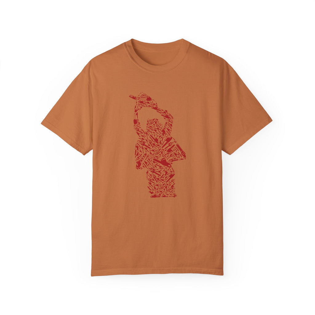 BraggerSwine Unisex Garment-Dyed T-Shirt - Chainsaw Killer