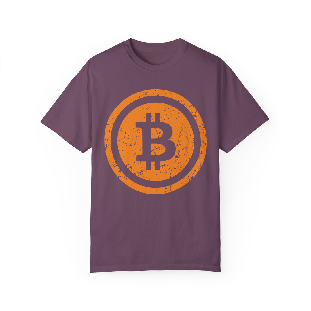 BraggerSwine Unisex Garment-Dyed T-Shirt - Vintage Bitcoin