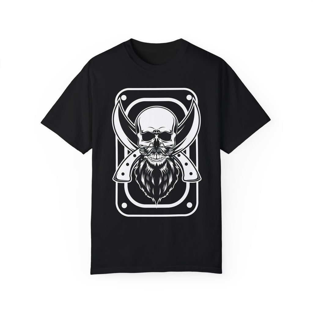 BraggerSwine Unisex Garment-Dyed T-Shirt - Skull