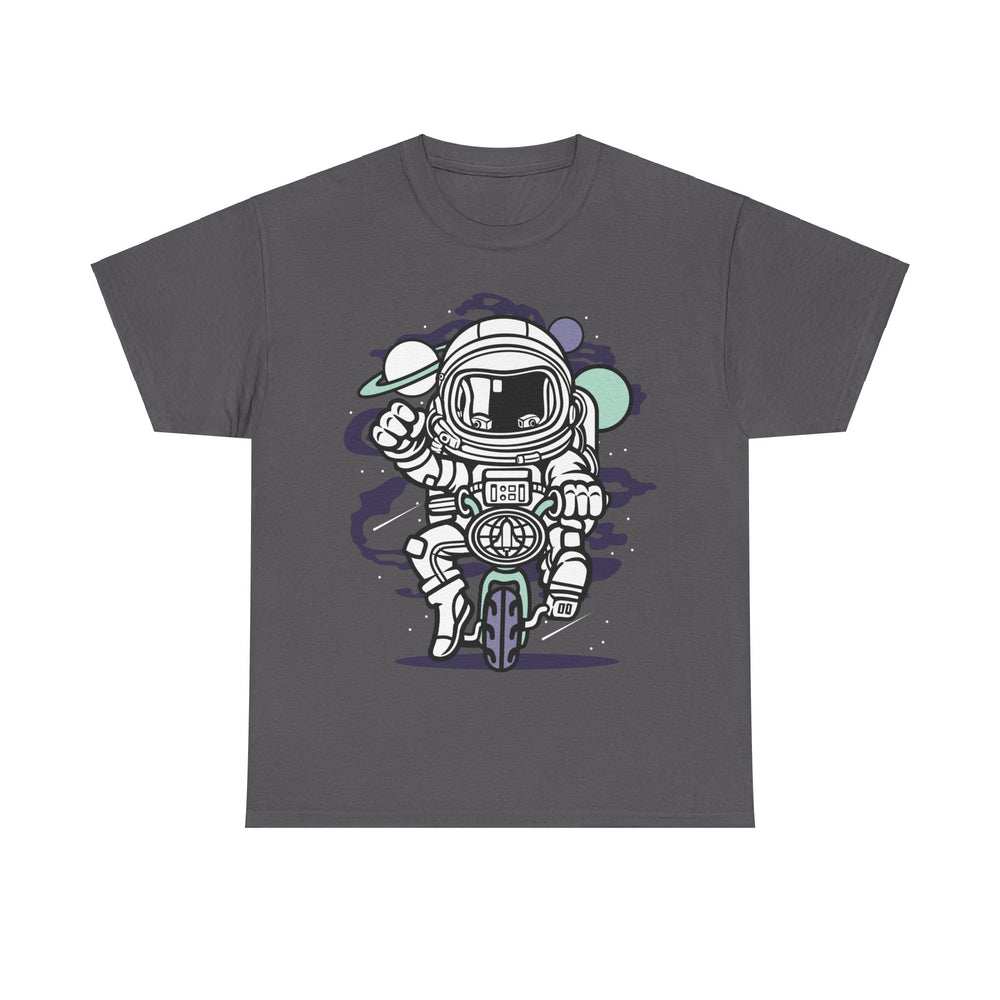 Space Bike Unisex Heavy Cotton Tee