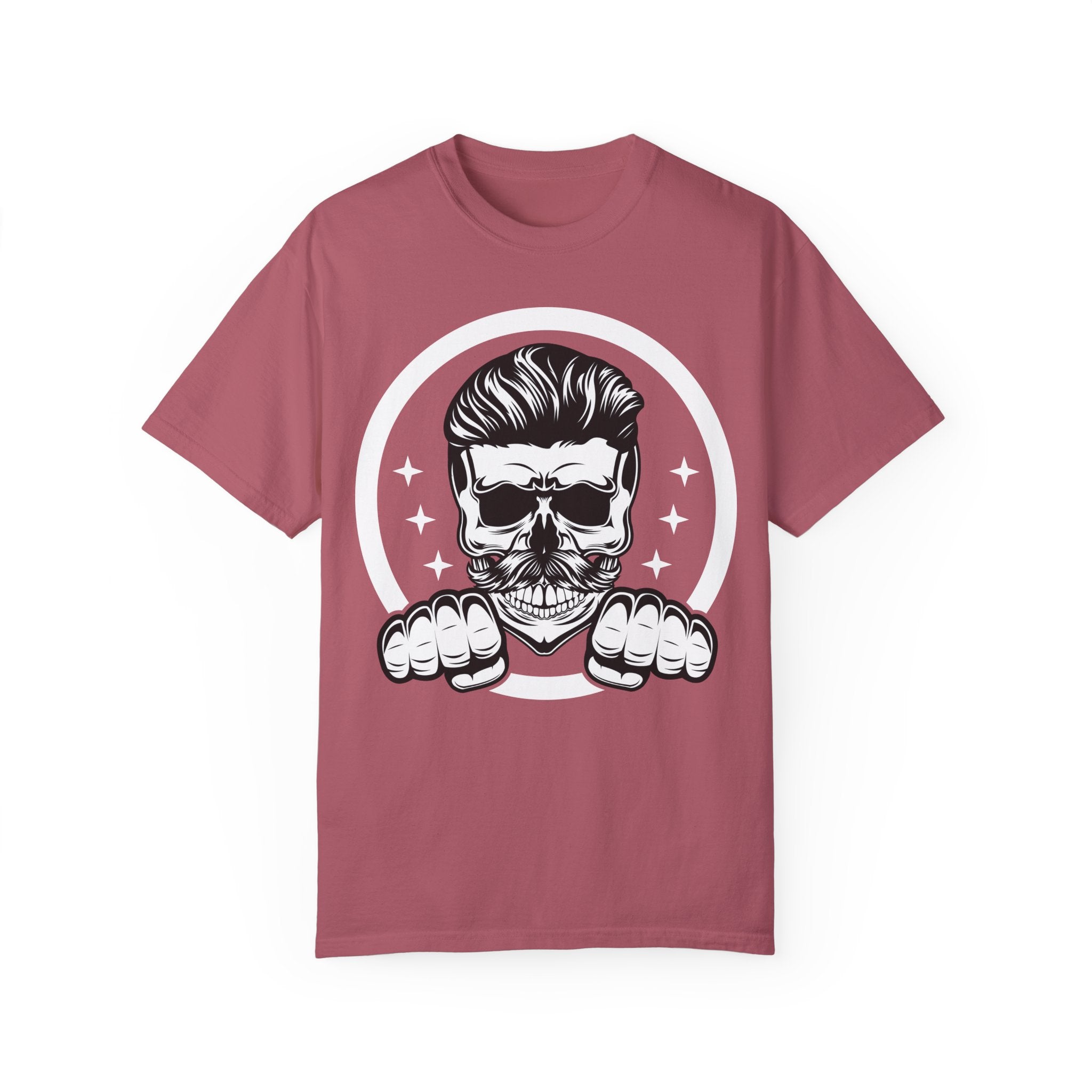 BraggerSwine Unisex Garment-Dyed T-Shirt - Skull & Knuckles