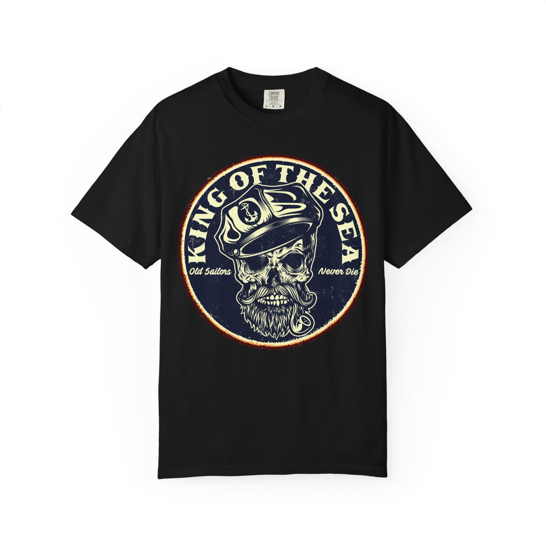 King of the Sea Skull T-Shirt — Vintage Nautical Pirate Tee