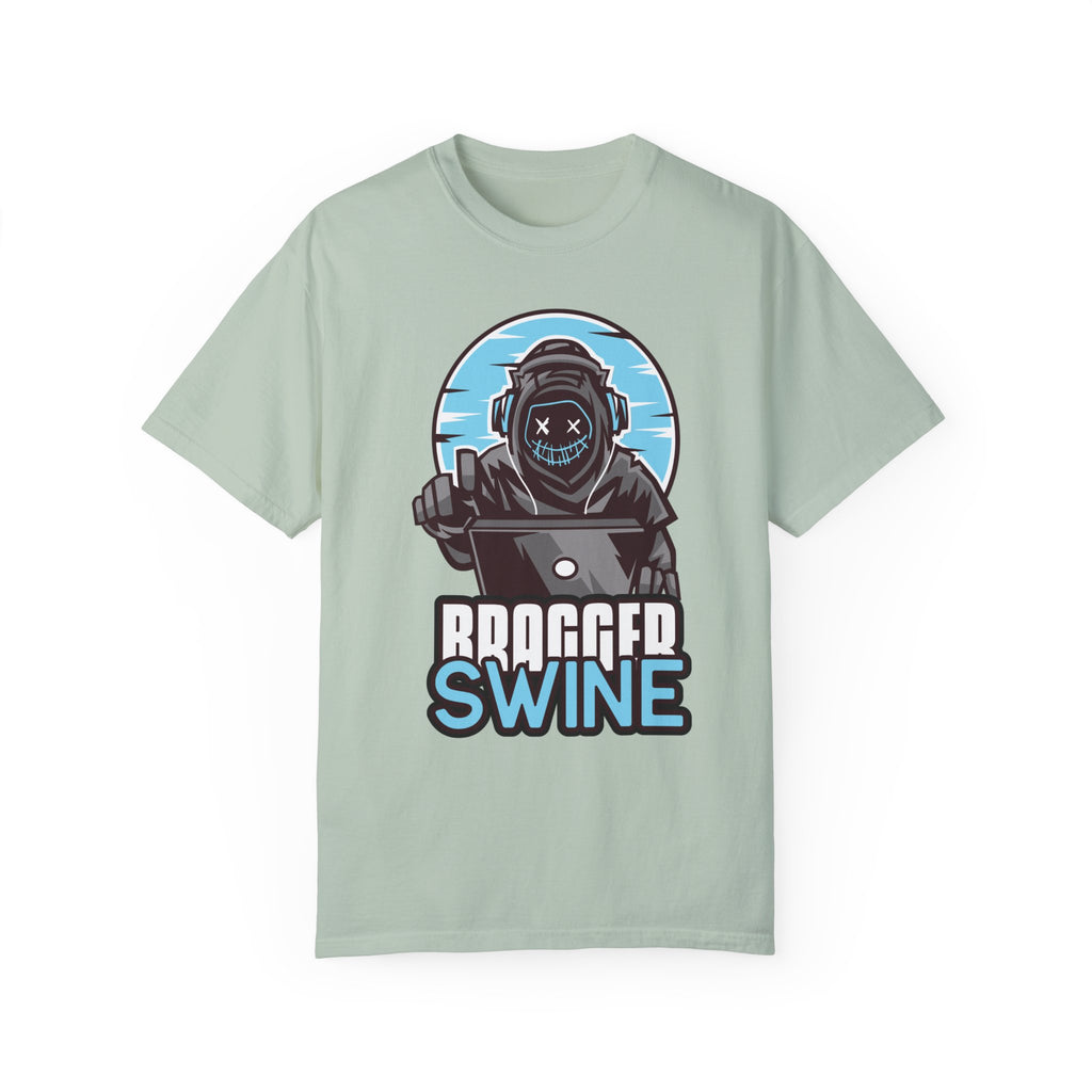 BraggerSwine Unisex Garment-Dyed T-Shirt - Hacker