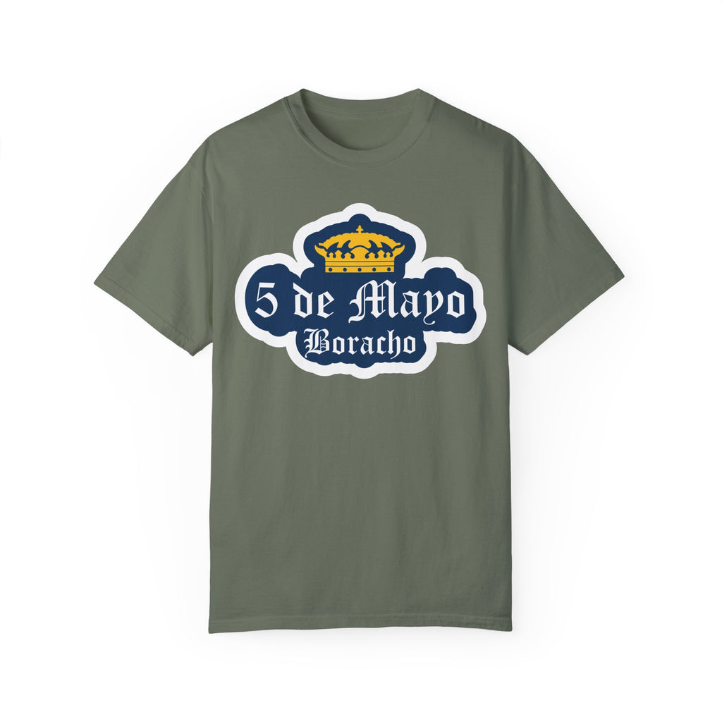BraggerSwine Unisex Garment-Dyed T-Shirt - 5 De Boracho - Tee