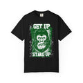 Get Up Stand Up Gorilla T-Shirt — Retro Motivational Graphic Tee