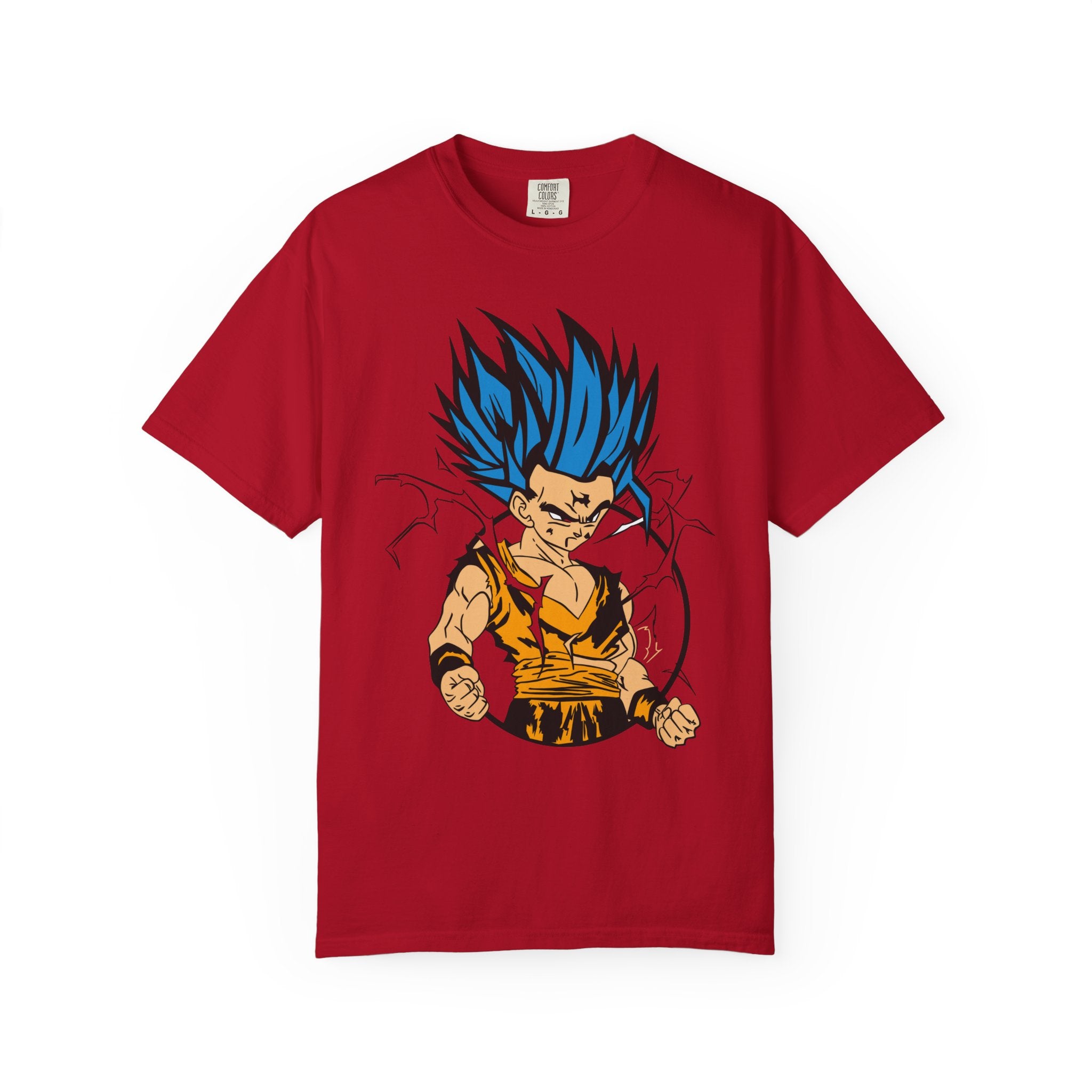 Super Saiyan Blue Warrior T-Shirt — Anime Powerup Graphic Tee