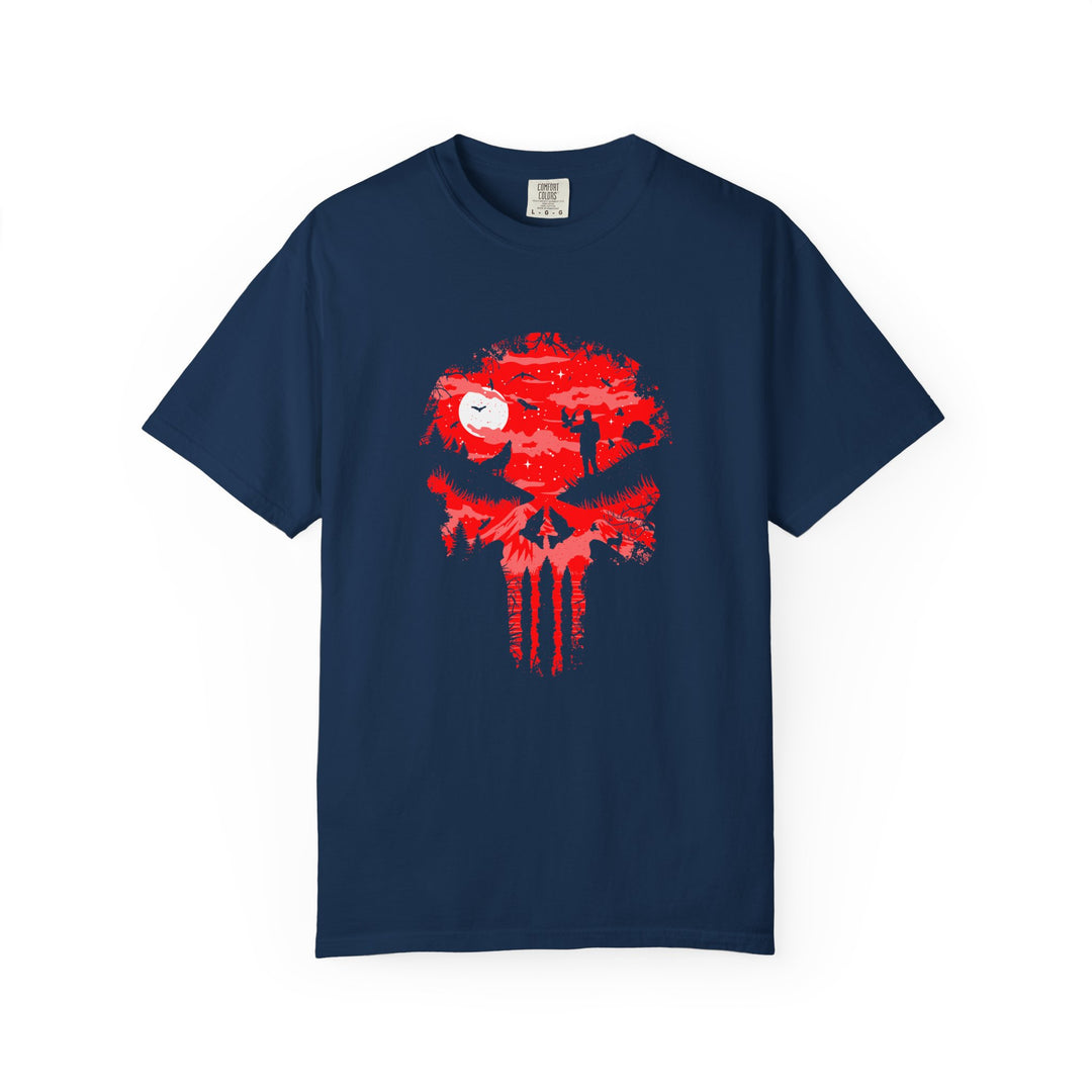 Skull Tree Graphic T-Shirt — Red Moon Forest Tee