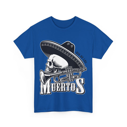 Dia De Muertos Mariachi Unisex Heavy Cotton Tee