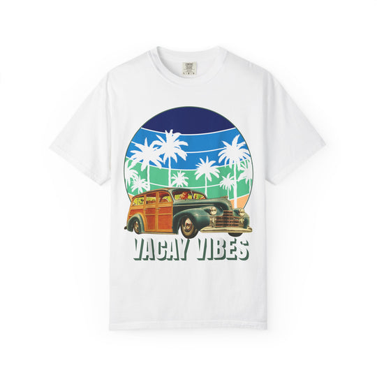 Vacay Vibes Surfboard Woody Retro T-Shirt
