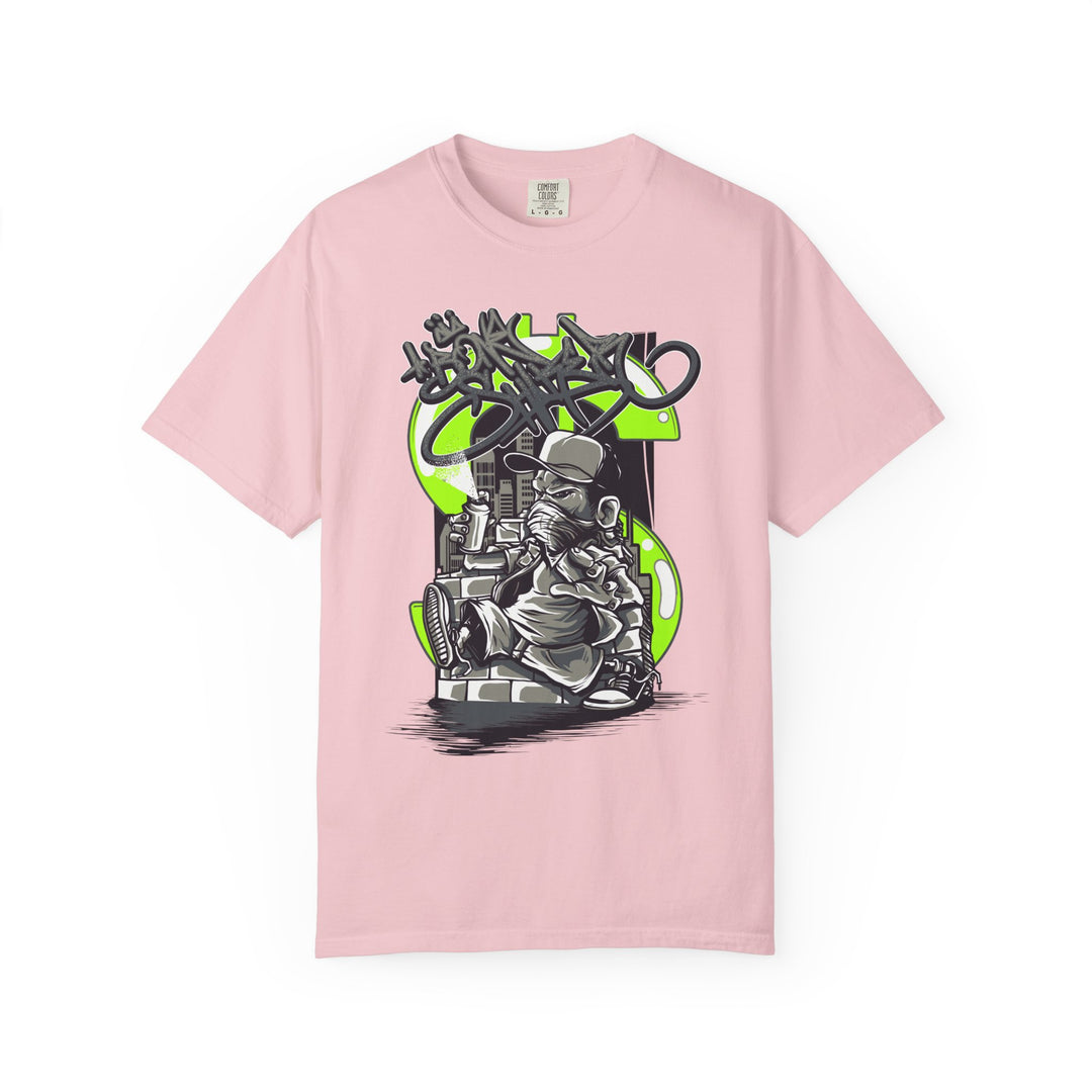 Graffiti DJ T-Shirt – Urban Streetwear Tee with Turntable Artist Graphic
