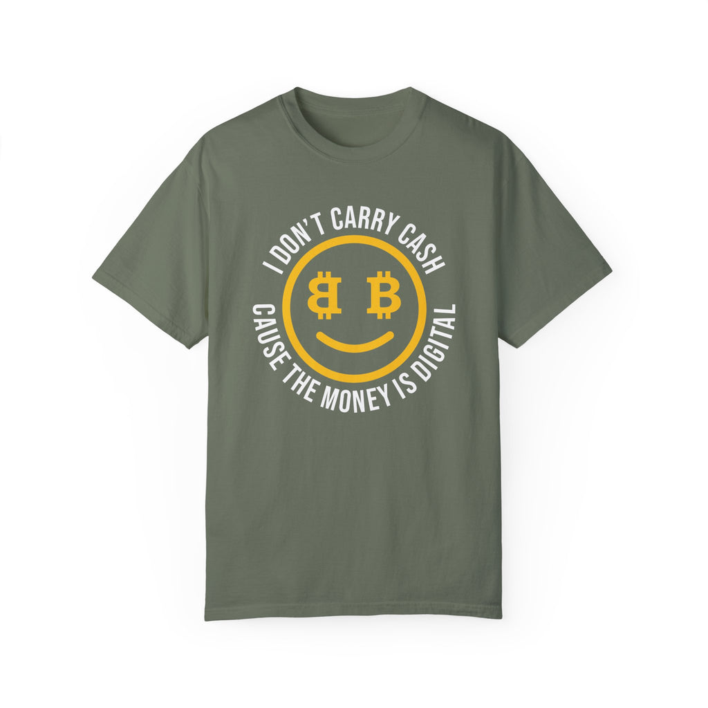 BraggerSwine Unisex Garment-Dyed T-Shirt - Digital Money