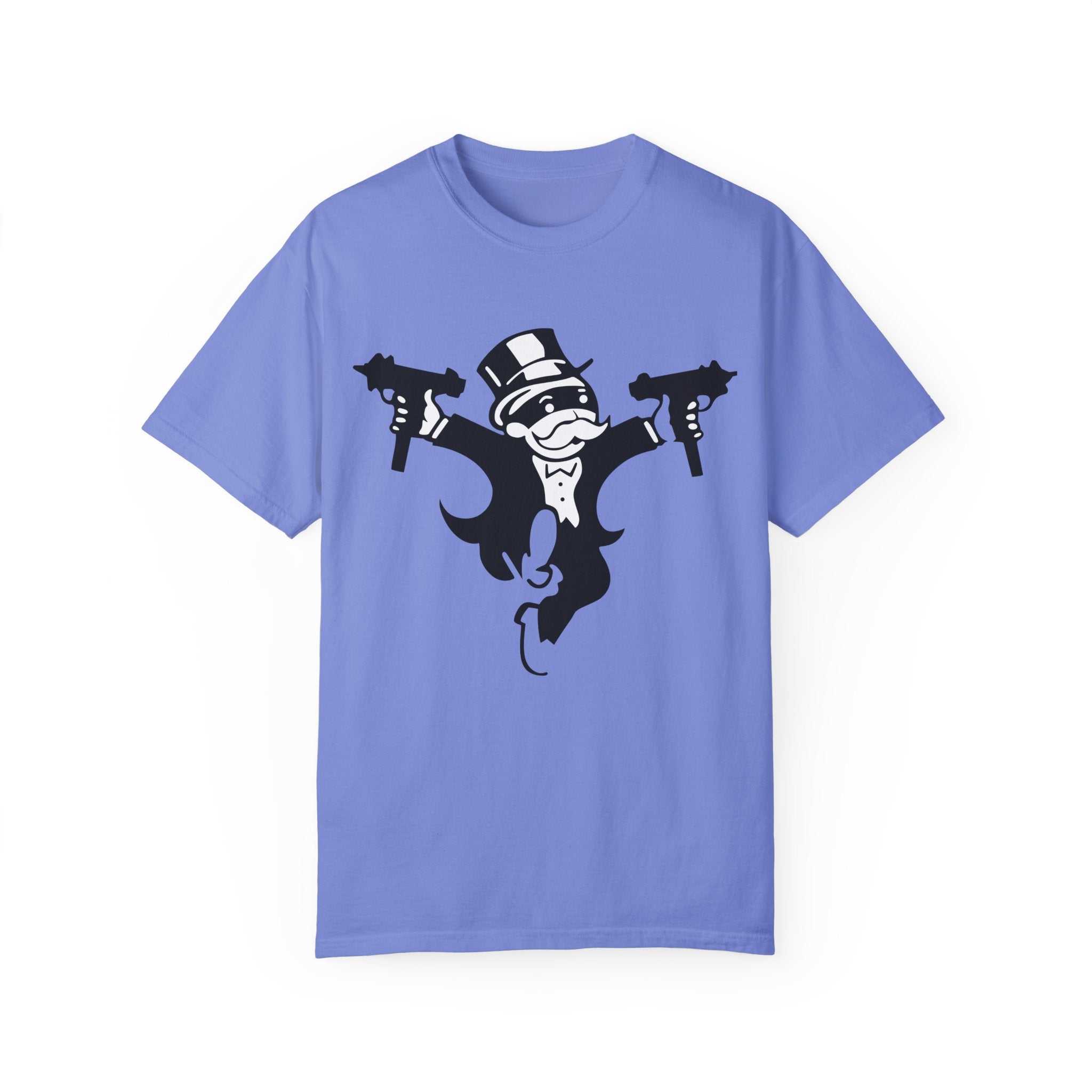 BraggerSwine Unisex Garment-Dyed T-Shirt - Monopoly Gangster