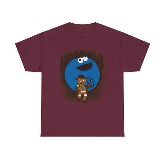 Indiana Jones Cookie Unisex Heavy Cotton Tee