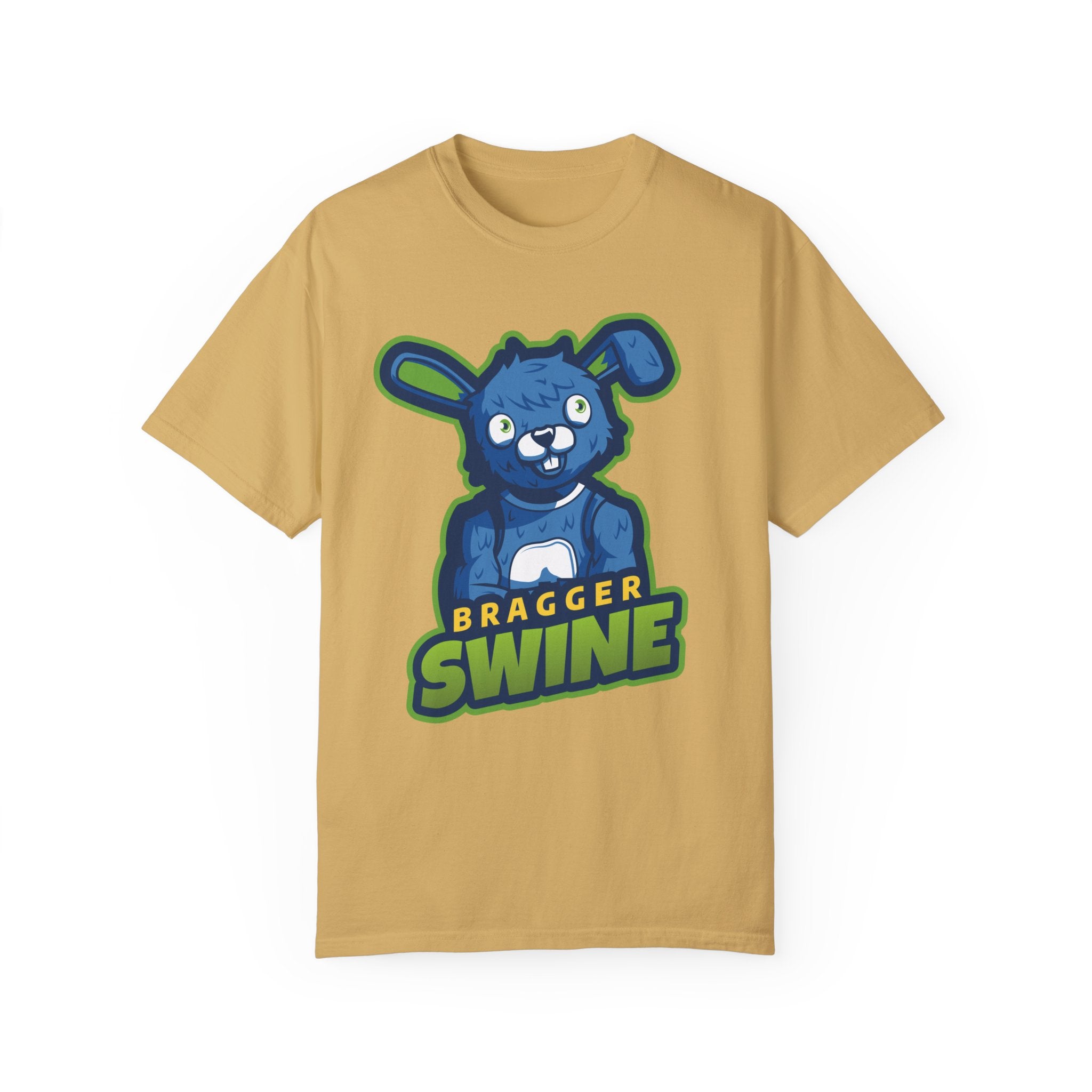 BraggerSwine Unisex Garment-Dyed T-Shirt - Bunny