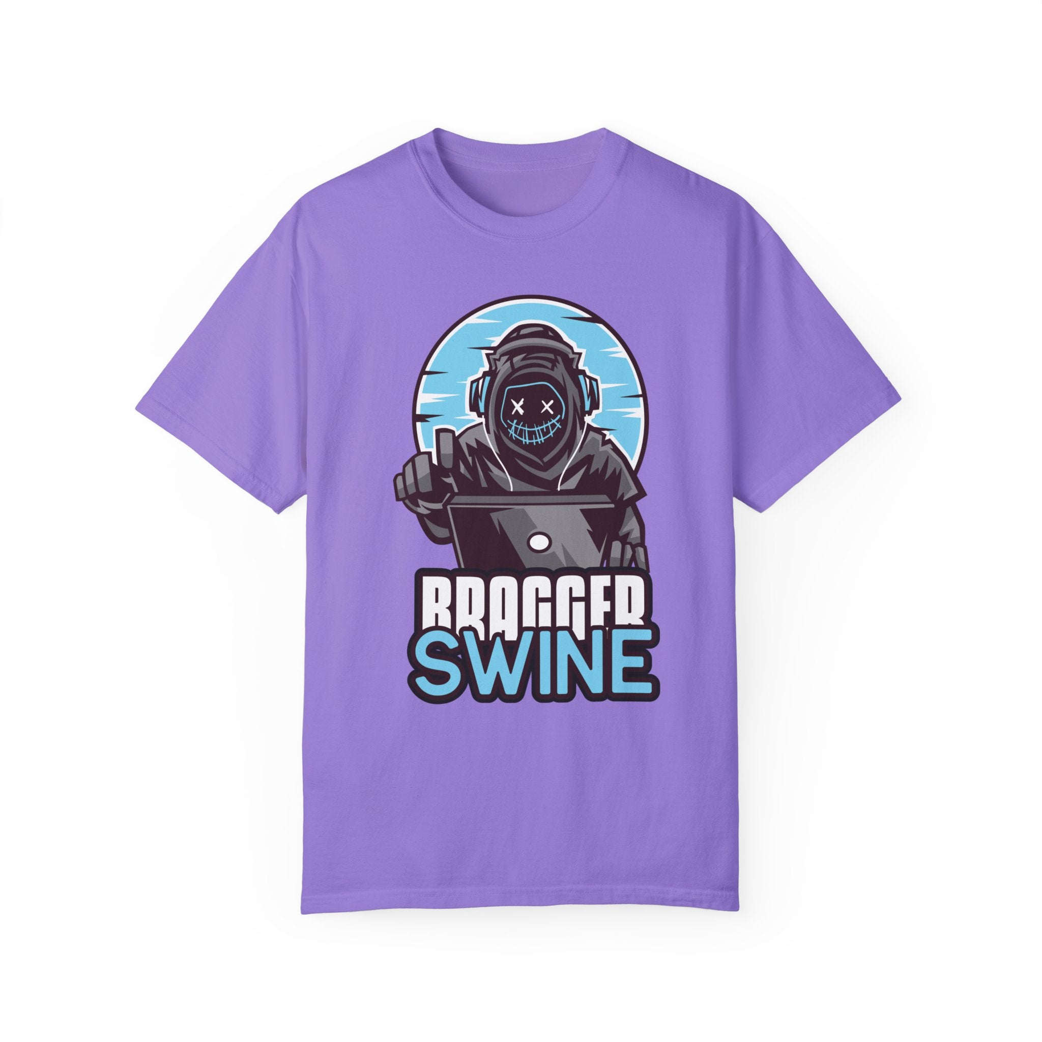 BraggerSwine Unisex Garment-Dyed T-Shirt - Hacker