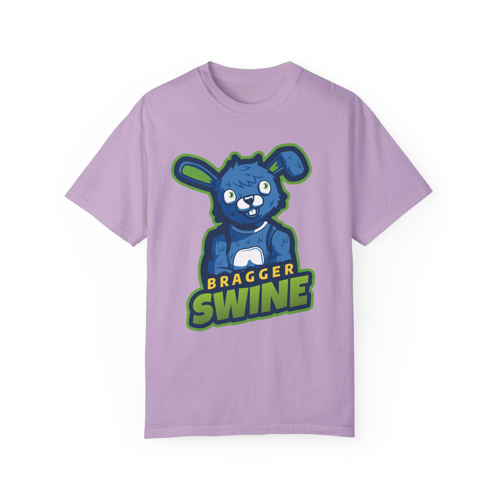 BraggerSwine Unisex Garment-Dyed T-Shirt - Bunny