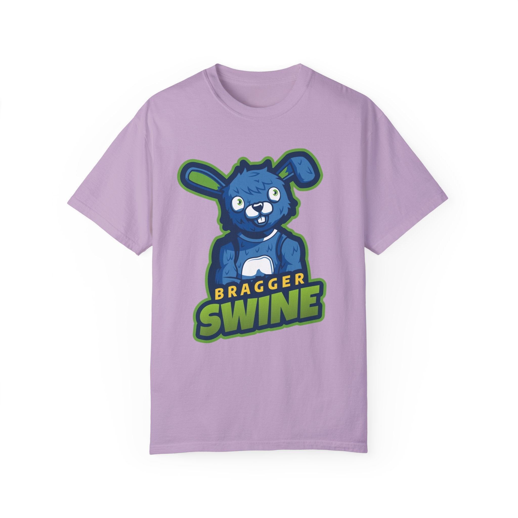 BraggerSwine Unisex Garment-Dyed T-Shirt - Bunny