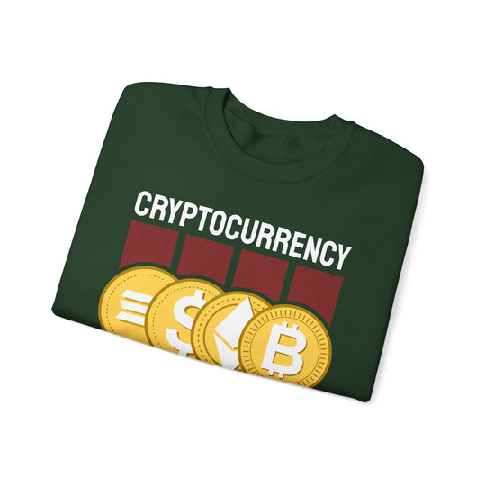 Cryptocurrency I Want it All Unisex Heavy Blend™ Crewneck Sweatshirt