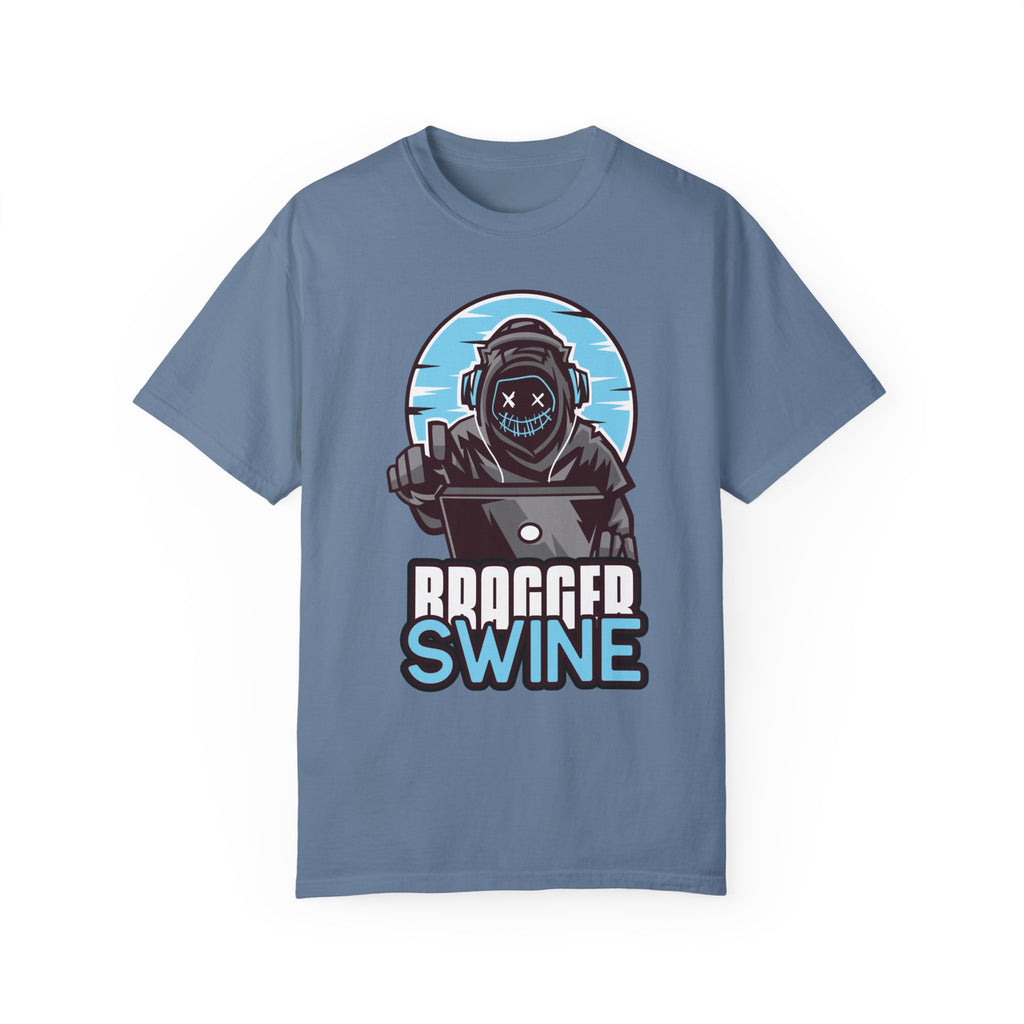 BraggerSwine Unisex Garment-Dyed T-Shirt - Hacker