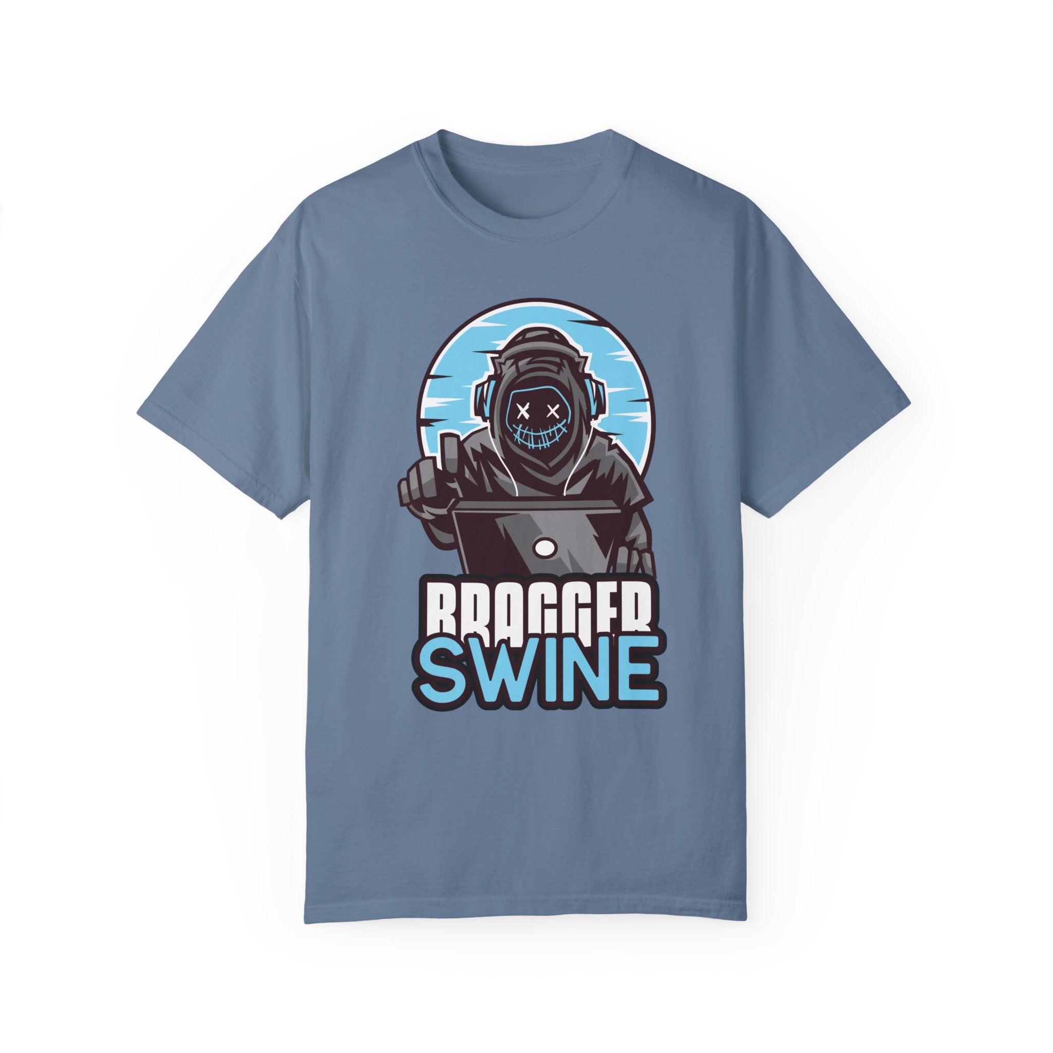 BraggerSwine Unisex Garment-Dyed T-Shirt - Hacker