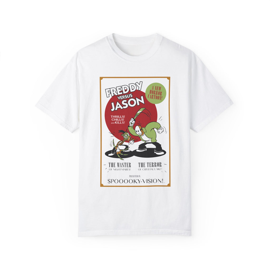 BraggerSwine Unisex Garment-Dyed T-Shirt - Freddy VS Jason