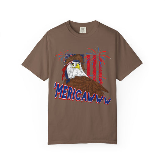'Mericawww Eagle T-Shirt — Patriotic Bald Eagle Graphic Tee