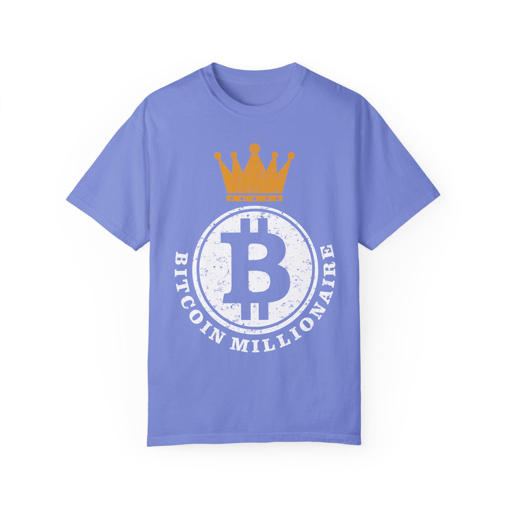BraggerSwine Unisex Garment-Dyed T-Shirt - Bitcoin Millionaire