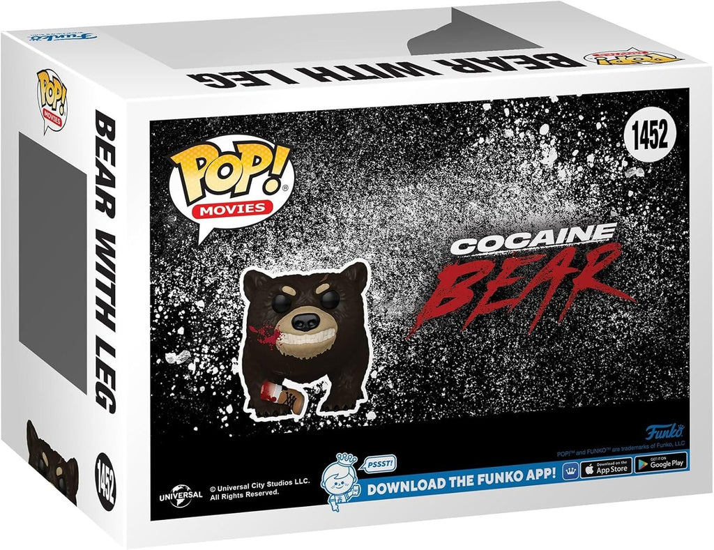 Funko POP! Movies: Cocaine Bear (Bloody Leg Variant) #1452 - Vinyl Figure