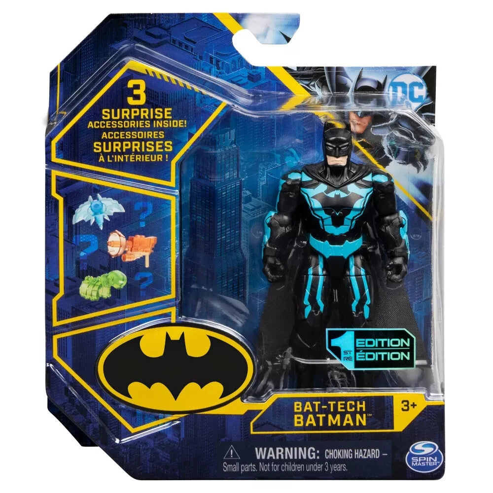 DC Comics Bat-Tech Batman Action Figure - Batman S4 V1 1st Edition
