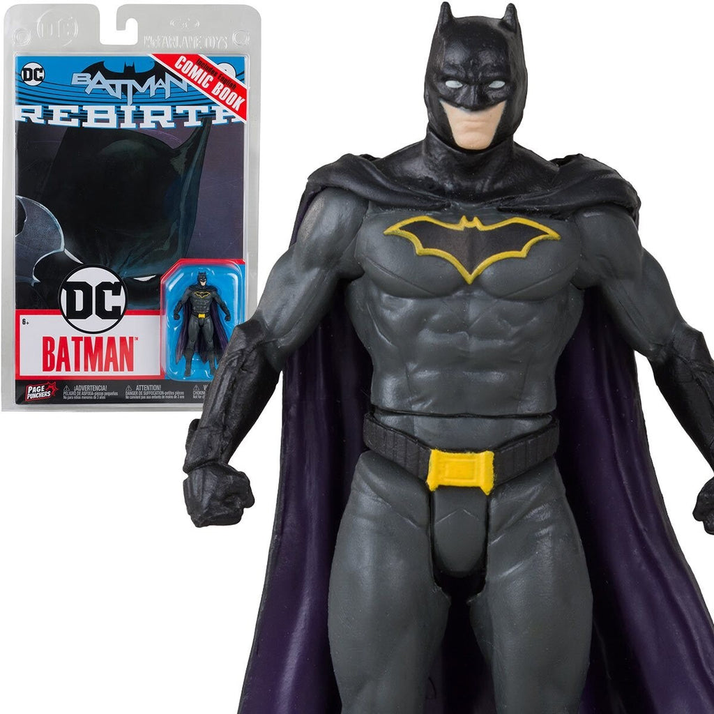 DC Batman Page Punchers Batman Rebirth Comic Book and Action Figure
