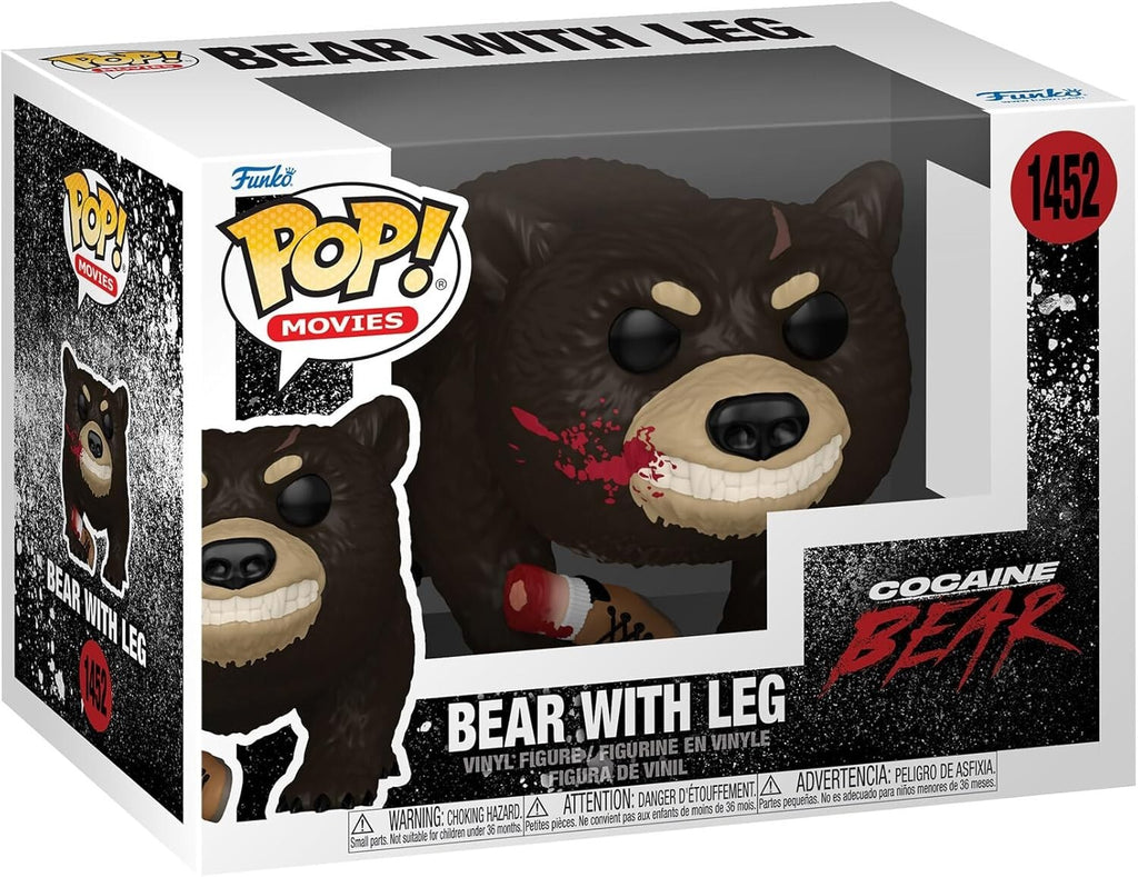 Funko POP! Movies: Cocaine Bear (Bloody Leg Variant) #1452 - Vinyl Figure