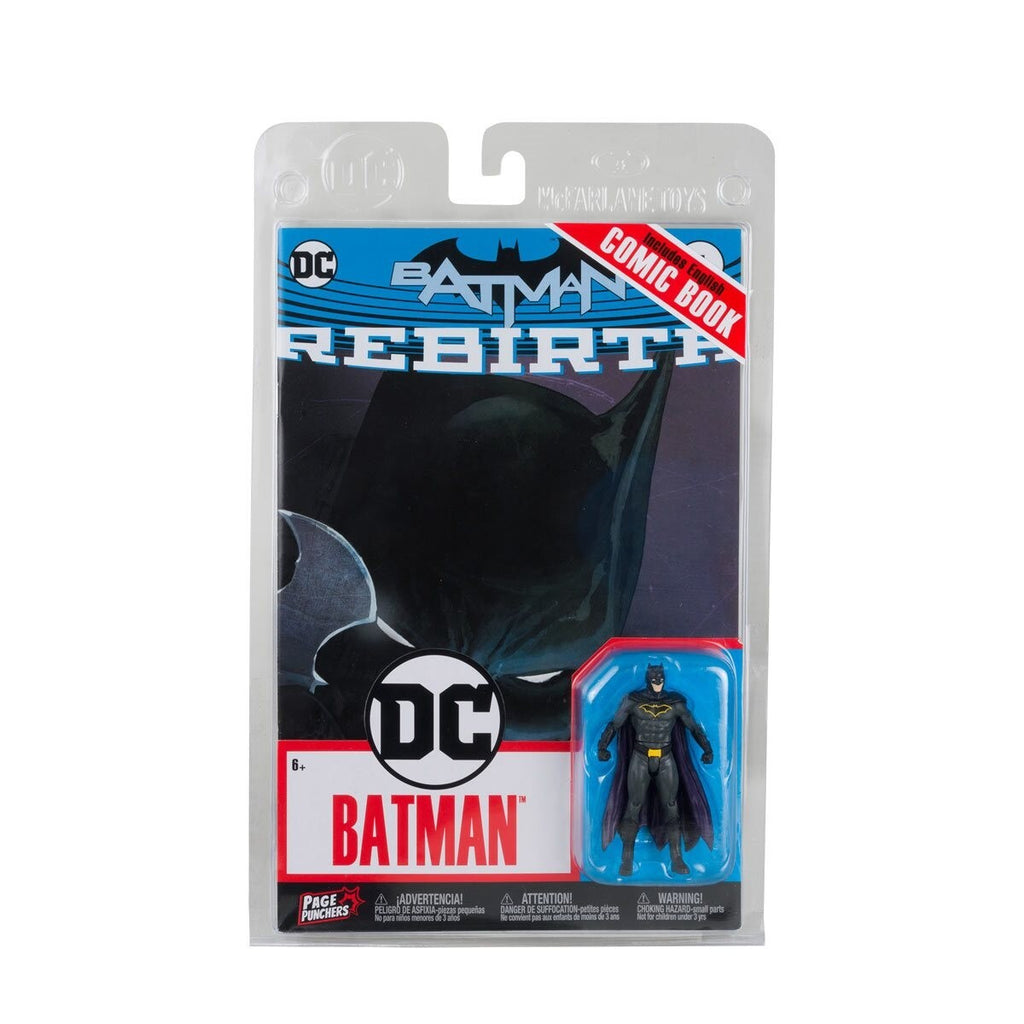 DC Batman Page Punchers Batman Rebirth Comic Book and Action Figure
