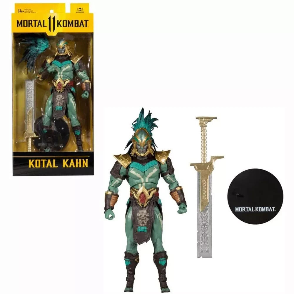 Mcfarlane Toys Mortal Kombat 7 Inch Action Figure Kotal Kahn Cutter of Men Skin