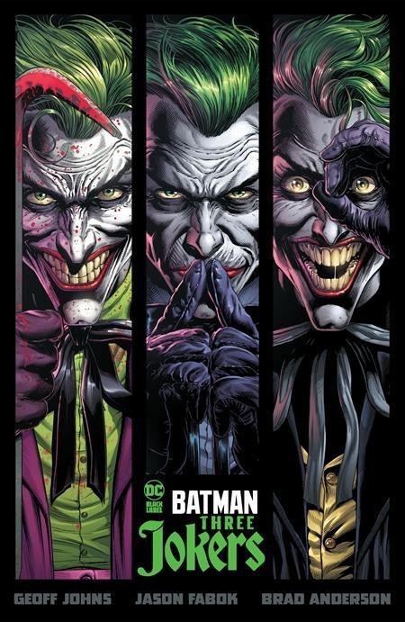 BATMAN THREE JOKERS HC Hardcover DC Comics Black Label Geoff Johns Jason Fabok