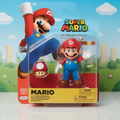 Jakks Pacific World of Nintendo 4" Super Mario With Mushroom Action Figure