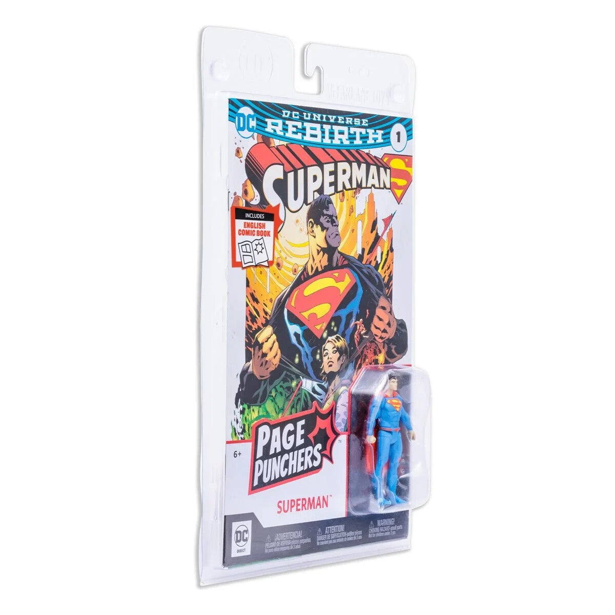 Superman (Rebirth Superman) McFarlane Page Punchers 3" Action Figure with Comic
