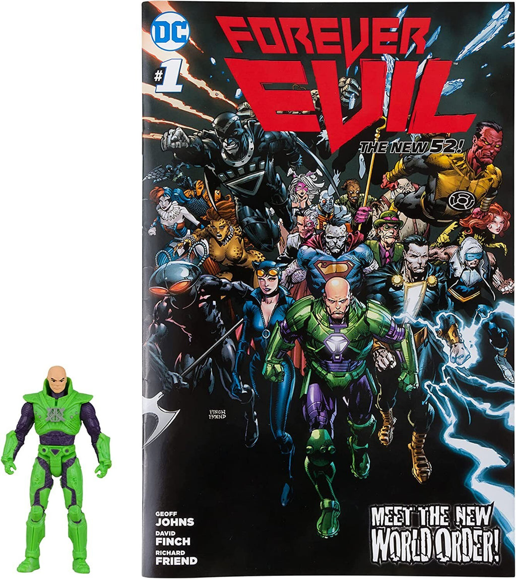 Forever Evil DC Direct Lex Luthor Page Punchers 3" Action Figure With Comic Book