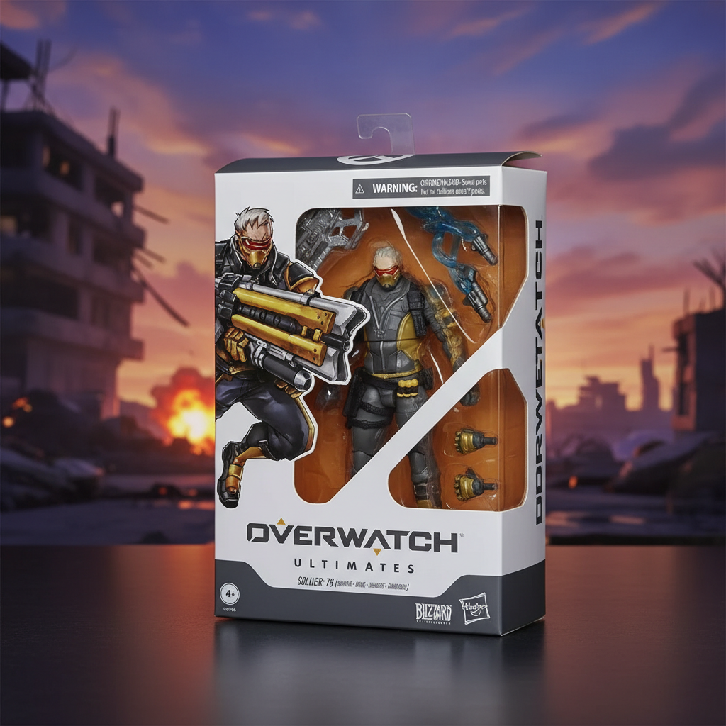 Soldier: 76 (Golden) Blizzard Overwatch Ultimates 6-Inch Hasbro Action Figure